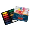 Derwent Inktense XL Blocks 12 – akvarellkritor i stort format, 60×20×20 mm st.