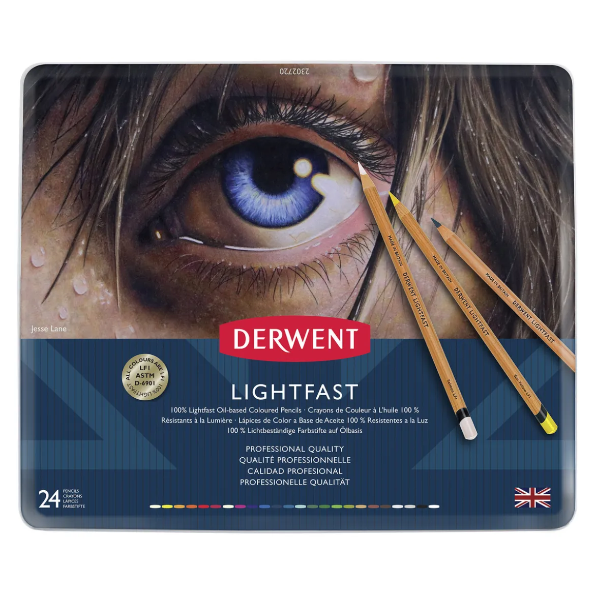 Derwent Lightfast – pennset med 24 ljusäkta oljebaserade färgpennor