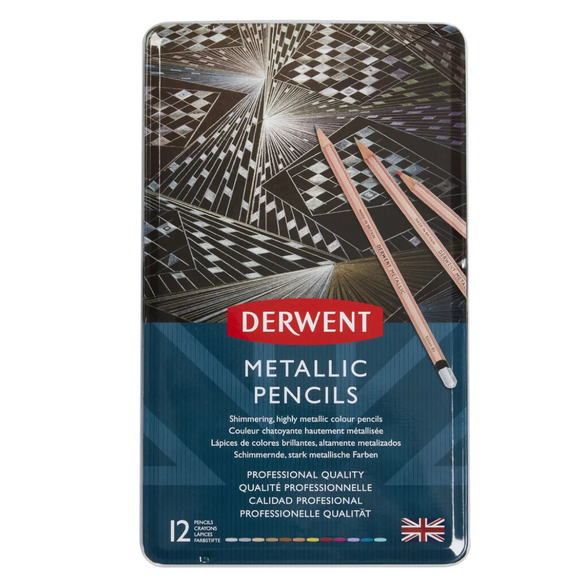 Derwent Metallic 12 färger