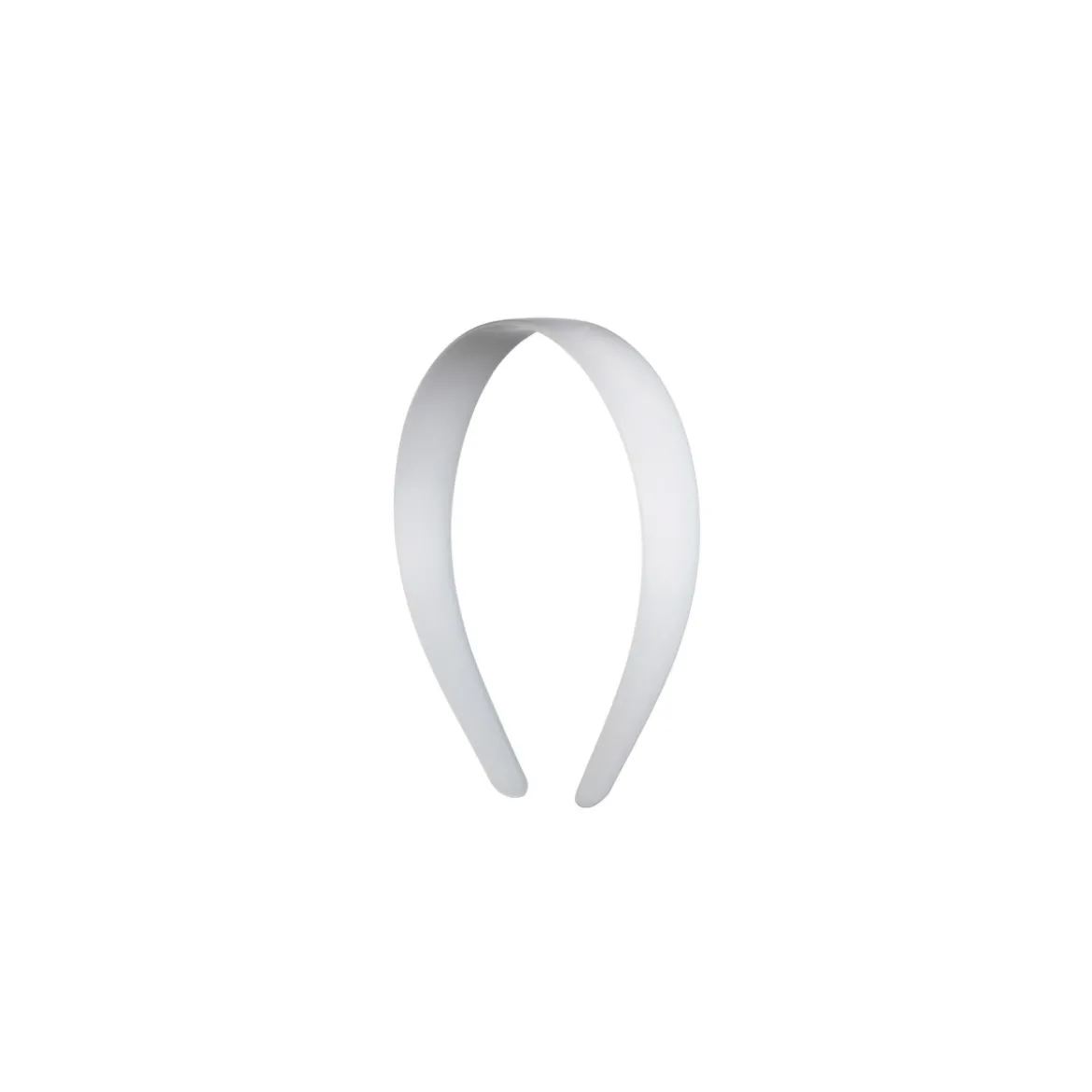 Diadem av plast 25 mm vit