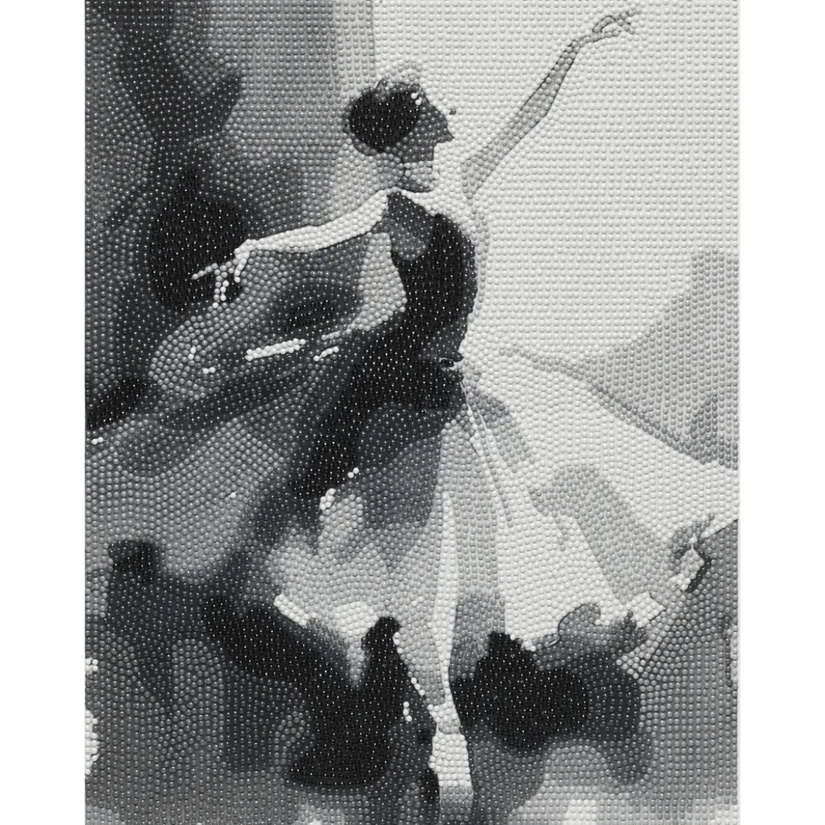 Diamond Painting prima ballerina, 30×40 cm väv + pärlor, silikon & pincett