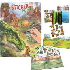 Dino World Mini Sticker Fun – urtidslandskap och massor av häftiga klistermärken