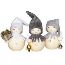 DIY-kit Blingy Xmas Elves, julpyssel med 6 gnistrande alver. Längd 5–8 cm