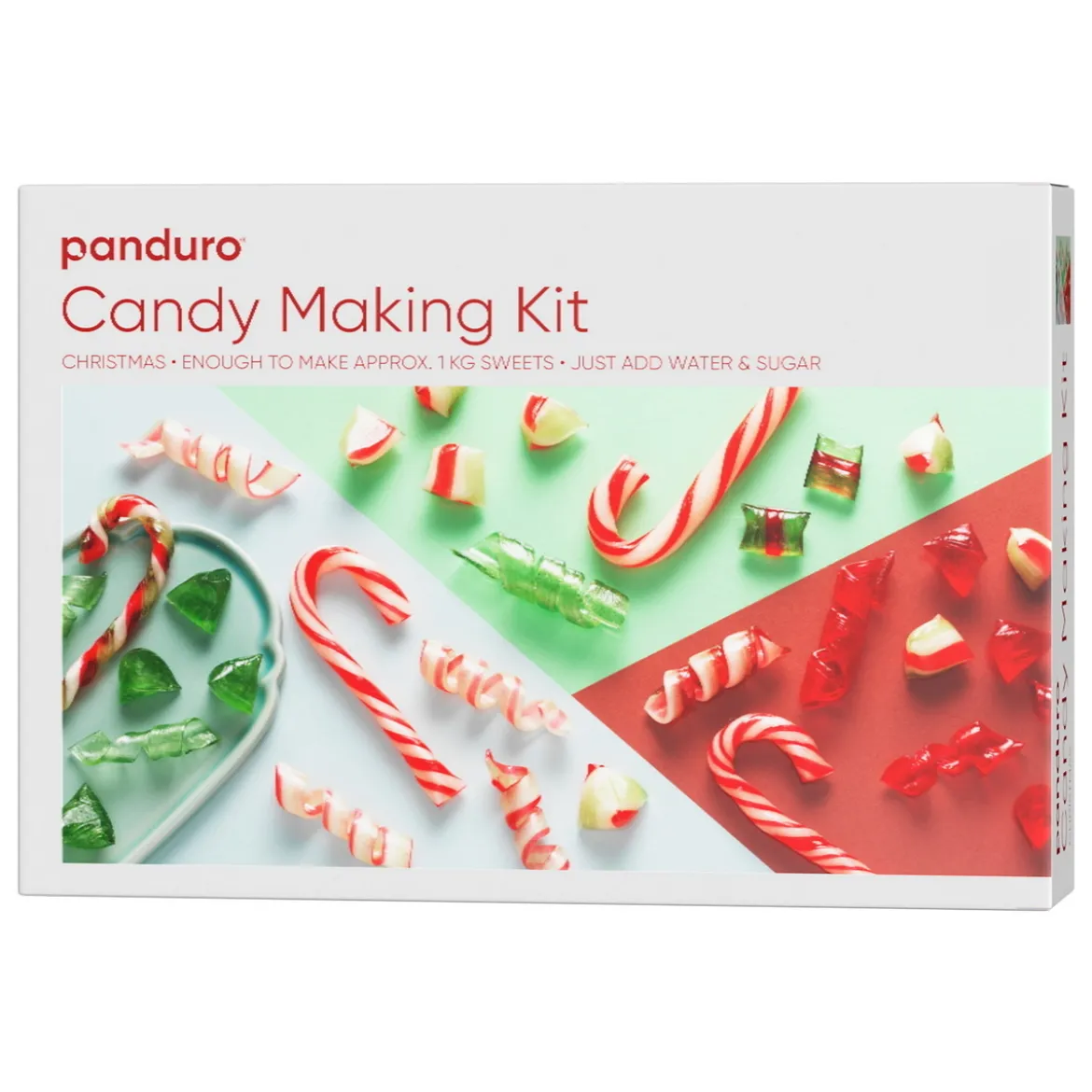 DIY-kit Candy Making Kit, gör karameller med smak av jul, äpple och pepparmynta!