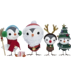 DIY-kit Chirping Xmas Parade – 4 vackra julfåglar med fina detaljer