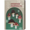 DIY-kit Christmas Mushrooms – sy & pyssla 6 vackra julsvampar av filt. Längd 6–10 cm