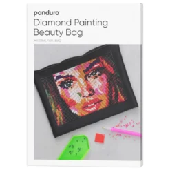 DIY-kit Diamond Painting, pärla en necessär! 21,5×15,5 cm, tillverkad av fuskläder