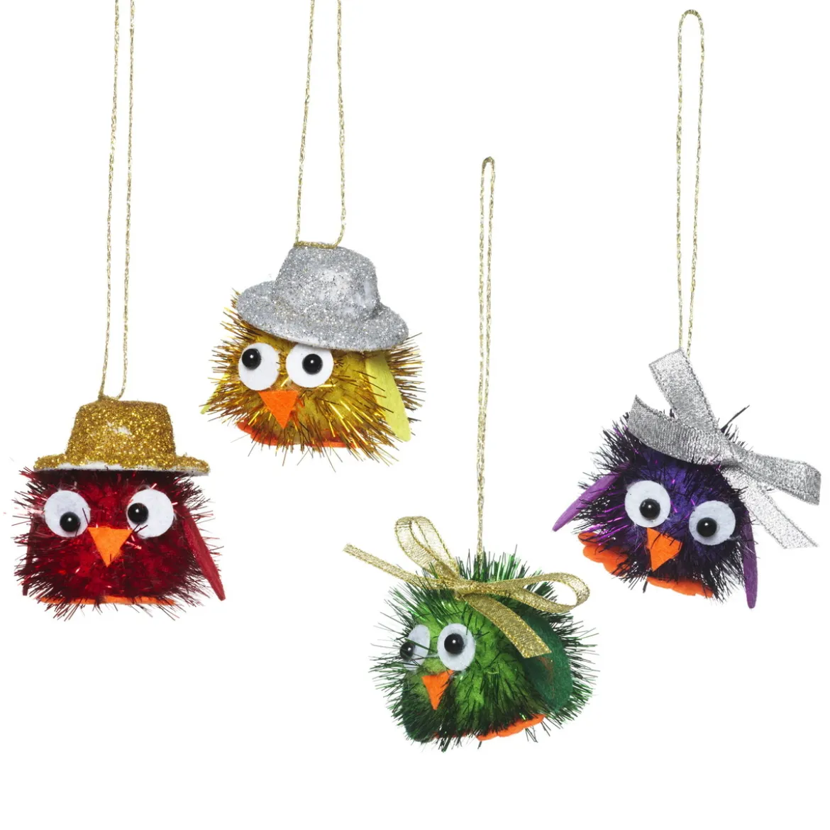 DIY-kit Fuzzy Jingle Birds