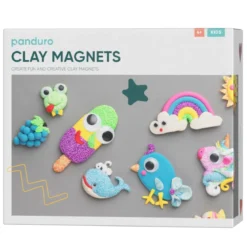 DIY-Kit kylsåpsmagneter av lera – dekorera den roligaste kylen i grannskapet!