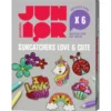 DIY-Kit Love Suncatchers, måla 6 kärleksfulla solfångare