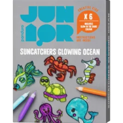 DIY-Kit Ocean Suncatchers, måla 6 solfångare från havets djup