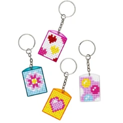 DIY-Kit pixel-nyckelringar – Love edition!