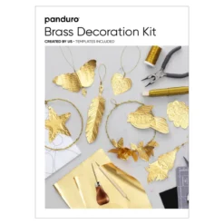 DIY-kit Skapa vackra föremål & dekorationer med glänsande mässing