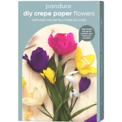DIY-kit Skapa vårsköna pappersblommor av kräppapper och pryd ditt hem!