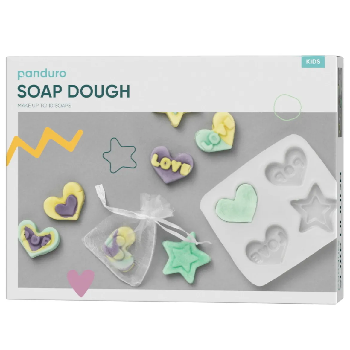 DIY-kit Soap Dough, ett roligt sätt för barn att skapa lekfulla tvålar