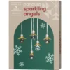 DIY-kit Sparkling Angels – pyssla 9 vackert gnistrande änglar. L. 3 cm