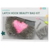 DIY-kit väv en hjärtprydd väska med fluffig rya!