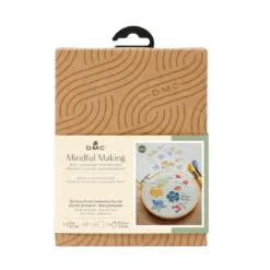 DMC Mindful making kit – brodera små nätta blommor