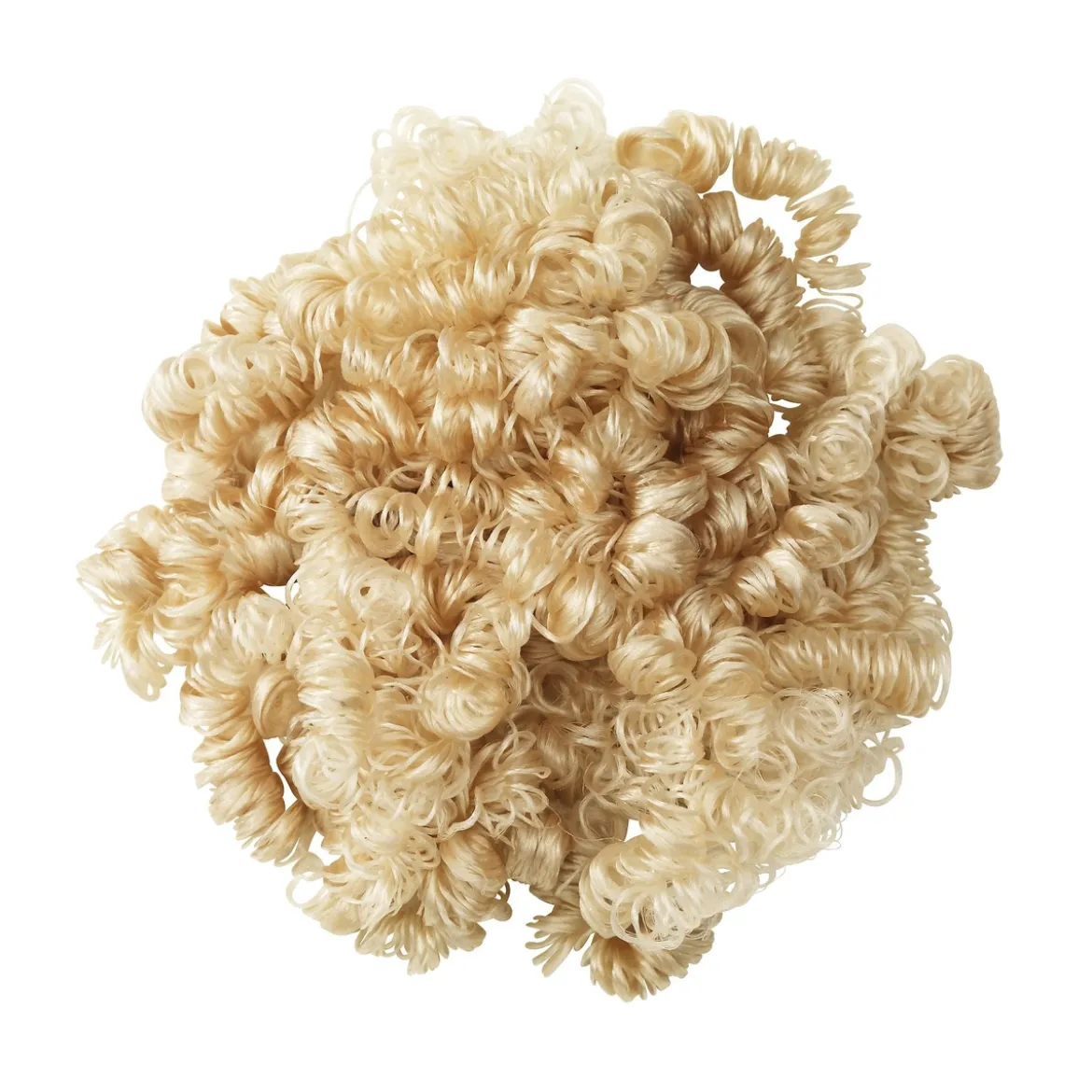 Dockhår lockigt blond 20 g