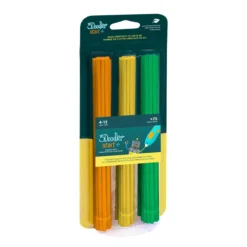 3Doodler refill 75 st. plaststavar – orange / gul / grön