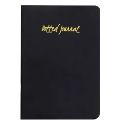 Dotted Journal A5 Black (148×210 mm) – en planner med nattsvarta sidor / gråa prickar