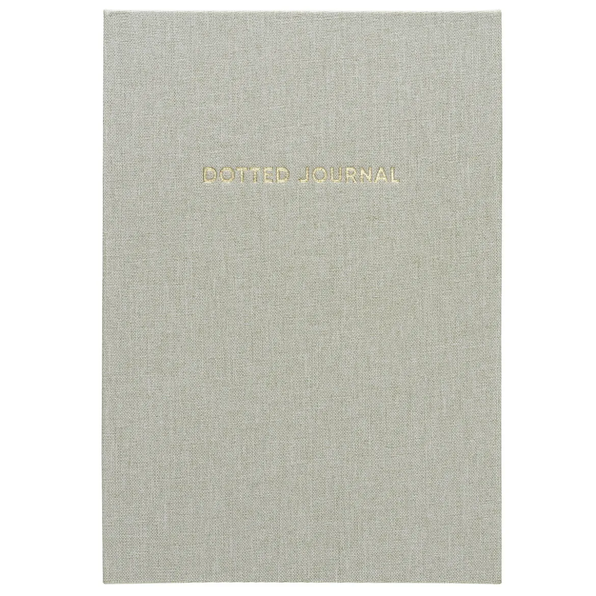 Dotted Journal A5 (148×210 mm) med tygomslag och öppen rygg, 80 prickiga ark, 100 g/m²