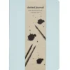 Dotted Journal för akvarell, blått omslag A5, 50 ark – 200 grams ytvikt
