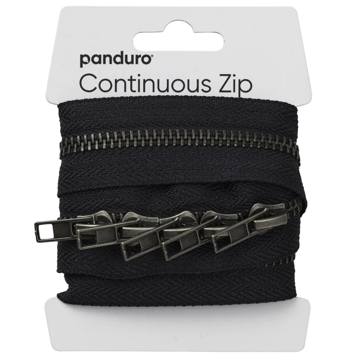 Dragkedja blixtlås, mörkblå, längd med 1 meter dragkedja 5 zippers / handtag