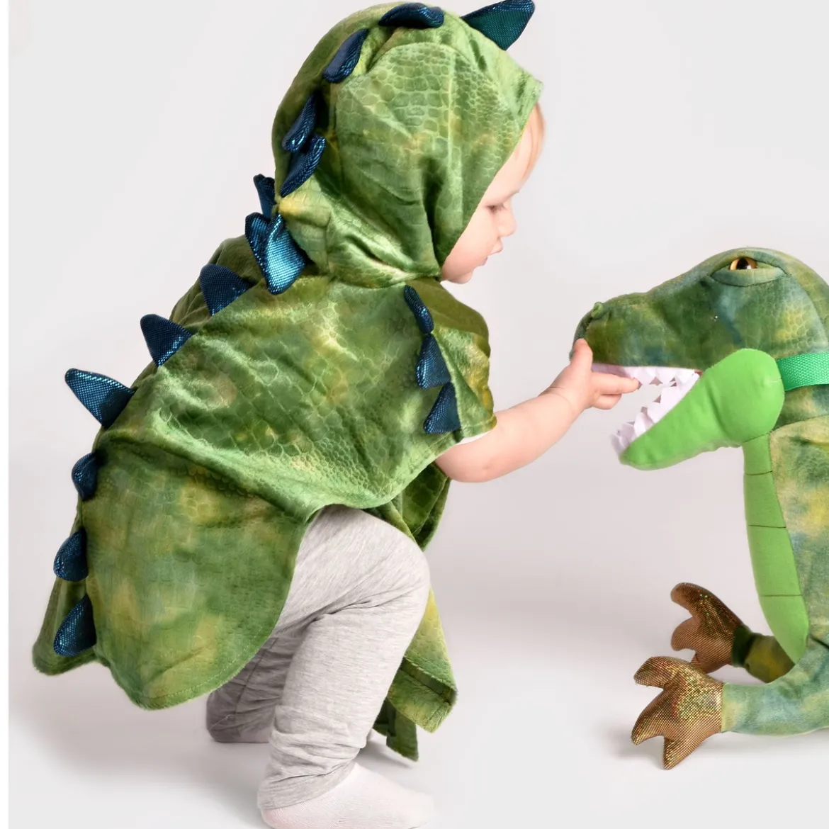 Drak/dino-kappa (2-4 år)