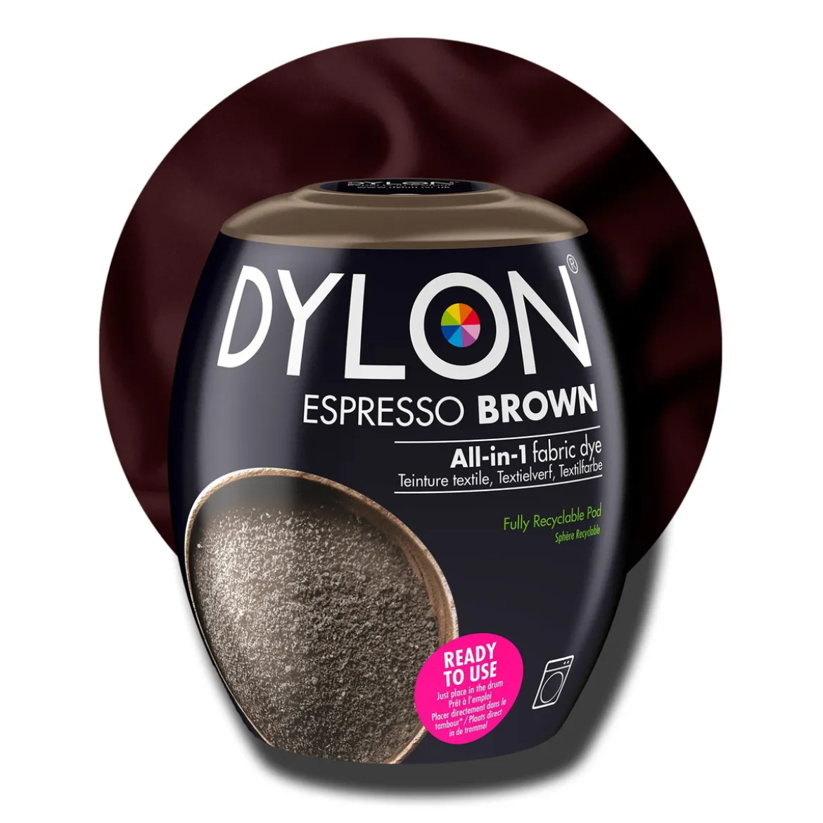 Dylon Pod All-in-1 textilfärg – Espresso brown