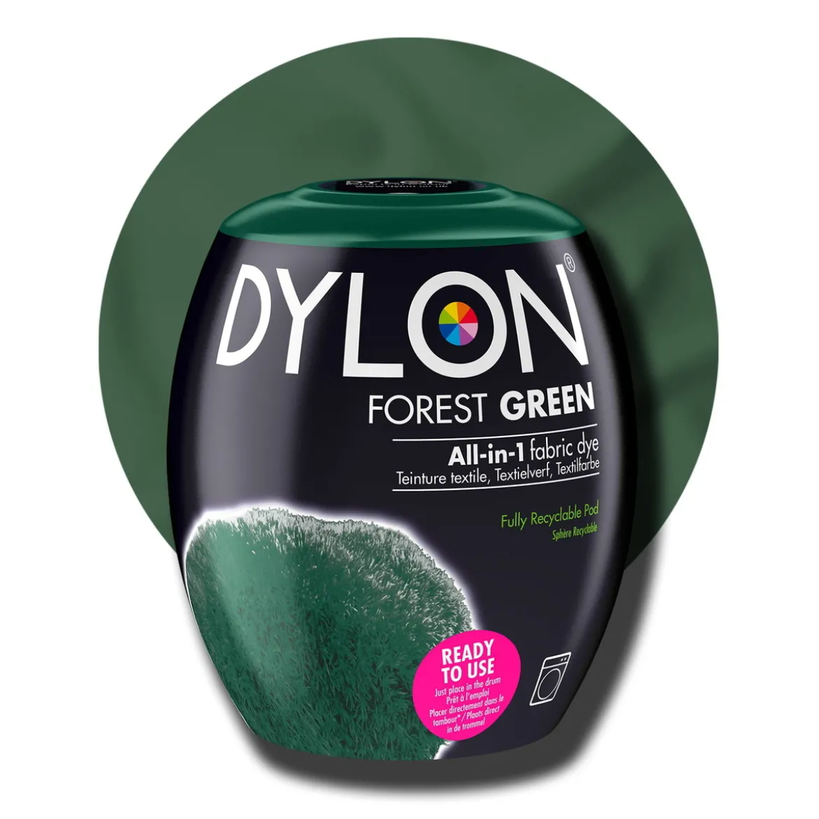 Dylon Pod All-in-1 textilfärg – Forest green