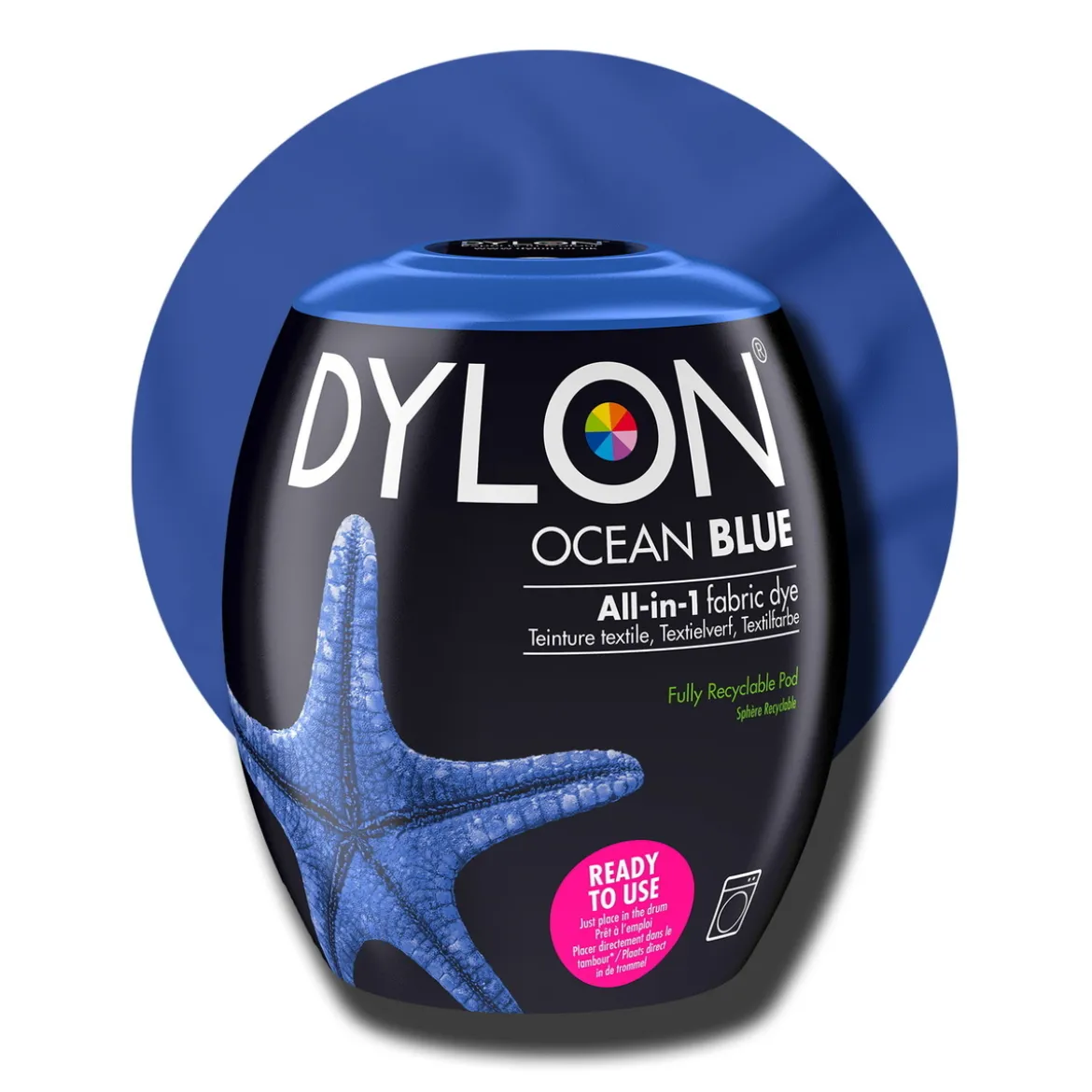Dylon Pod All-in-1 textilfärg – Ocean blue