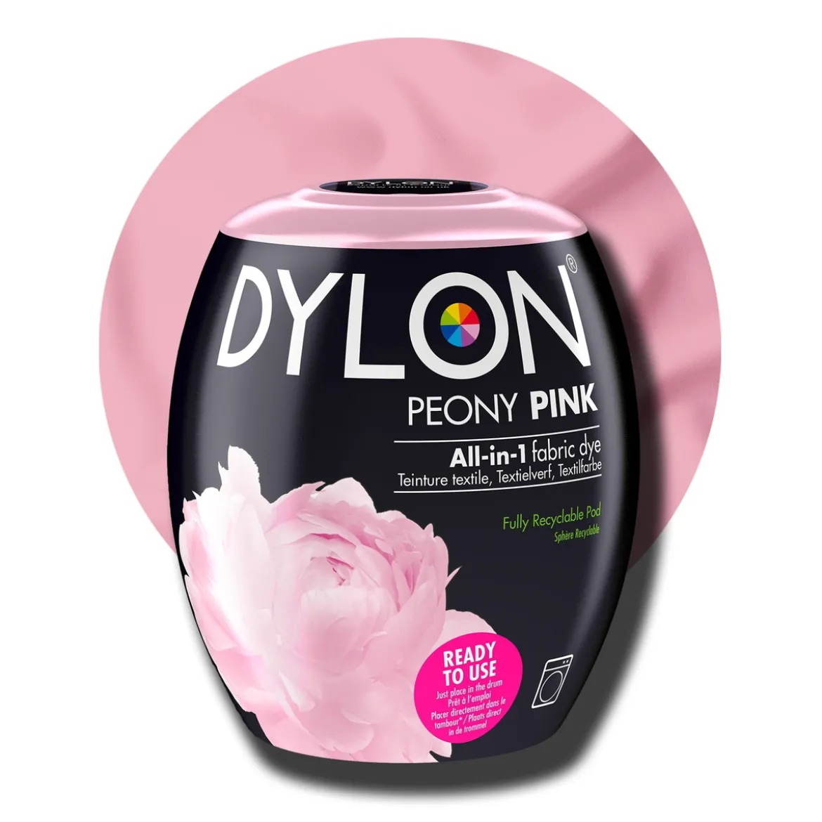Dylon Pod All-in-1 textilfärg – Peony pink
