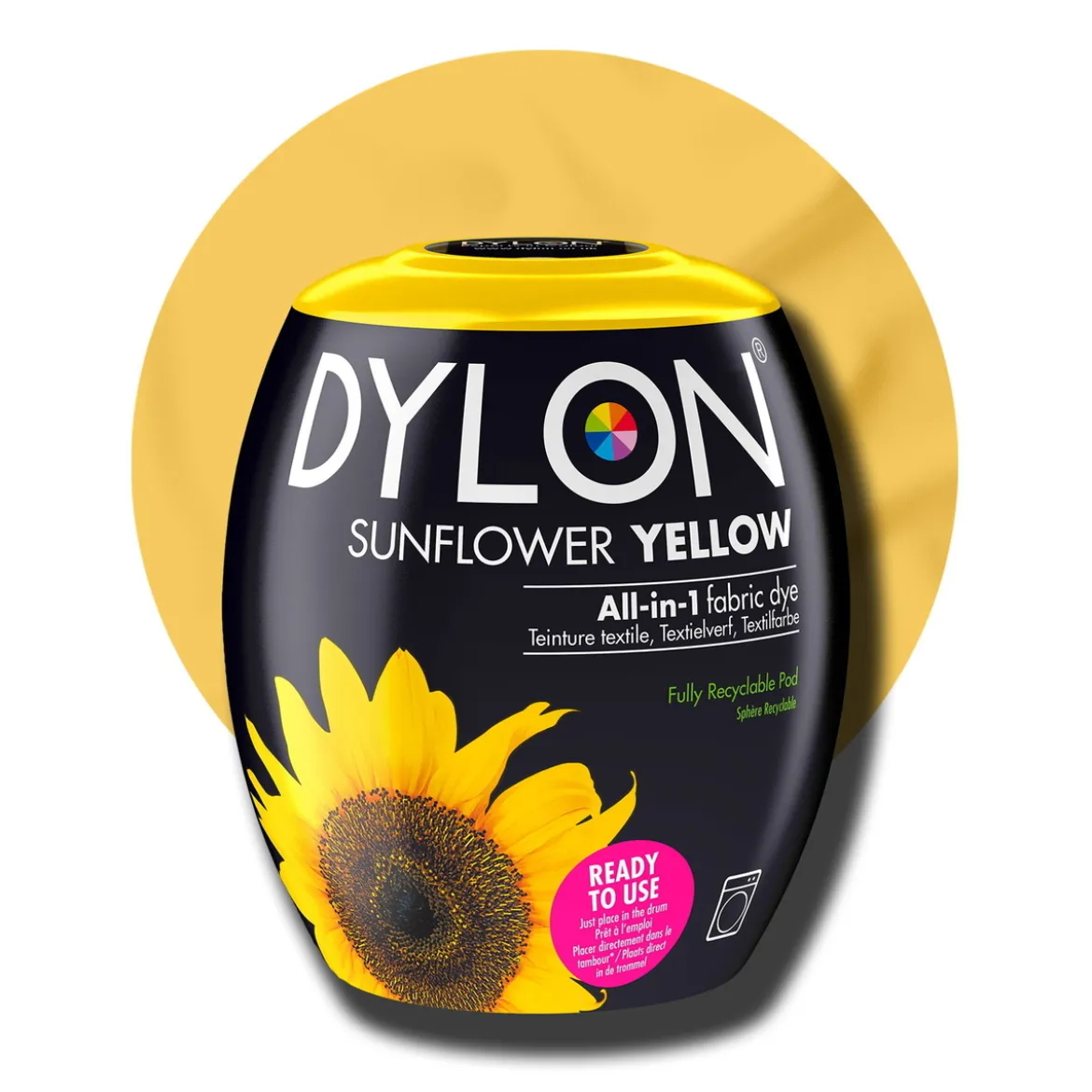 Dylon Pod All-in-1 textilfärg – Sun yellow
