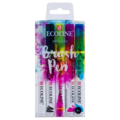 Ecoline Brush Pen Set - Primary 5-pack