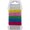 Elastisk smyckestråd Ø0,5 mm happy mix – 5×4 meter i glada basfärger