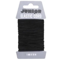 Elastisk Tråd 1mm/10m Svart