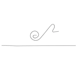 Elefanttråd 1,5 mm 50 st svart