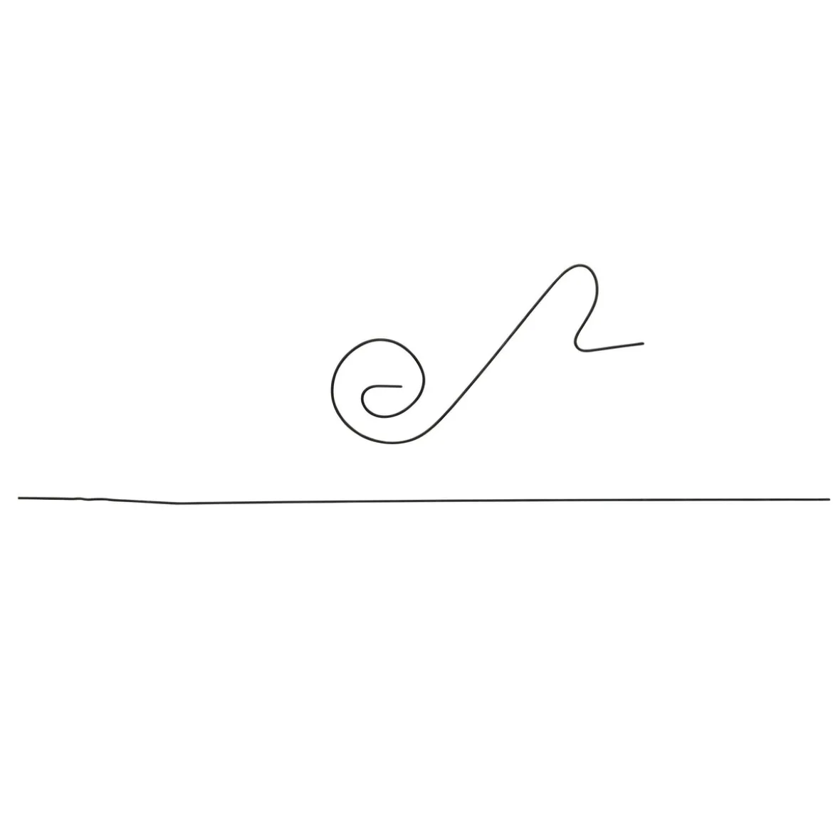 Elefanttråd 1,5 mm 50 st svart