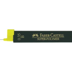 Faber-Castell blyertsstift refill – 0,35 mm B. Innehåller 12 stift.