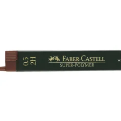 Faber-Castell blyertsstift refill – 0,5 mm 2H. Innehåller 12 stift.