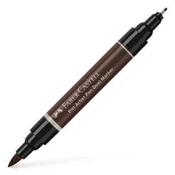 Faber-Castell PITT Artist Pen Dual Marker – Dark sepia 175