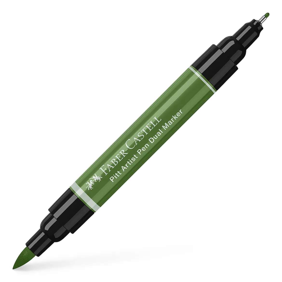 Faber-Castell PITT Artist Pen Dual Marker – Permanent green olive 167