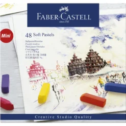 Faber-Castell Soft Pastels Mini, set med 48 mjuka pastellkritor