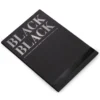 Fabriano ritblock med svarta ark A4 (210×297 mm), 20 ark, 300 grams ytvikt