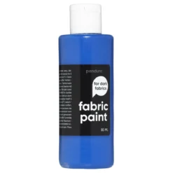 Fabric Paint 85 ml – blå täckande textilfärg för mörkt tyg