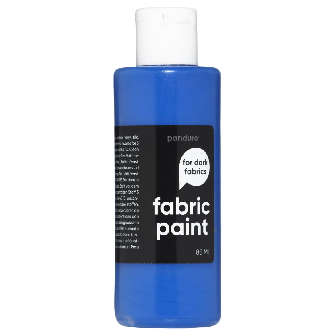 Fabric Paint 85 ml – blå täckande textilfärg för mörkt tyg