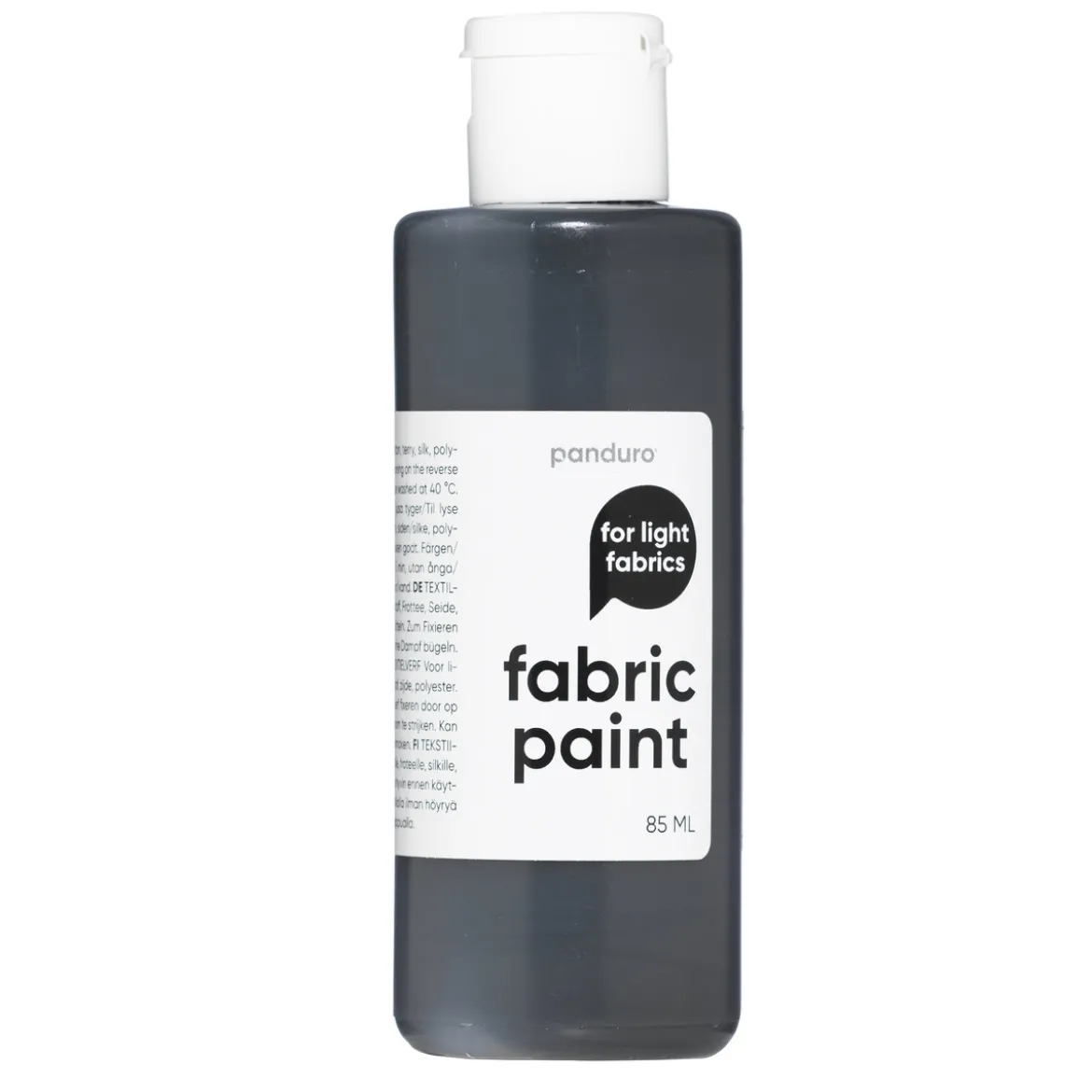 Fabric Paint 85 ml – grå textilfärg för ljust tyg