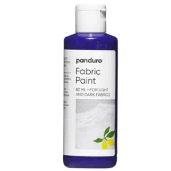 Fabric paint 80 ml – lila textilfärg för både ljust och mörkt tyg
