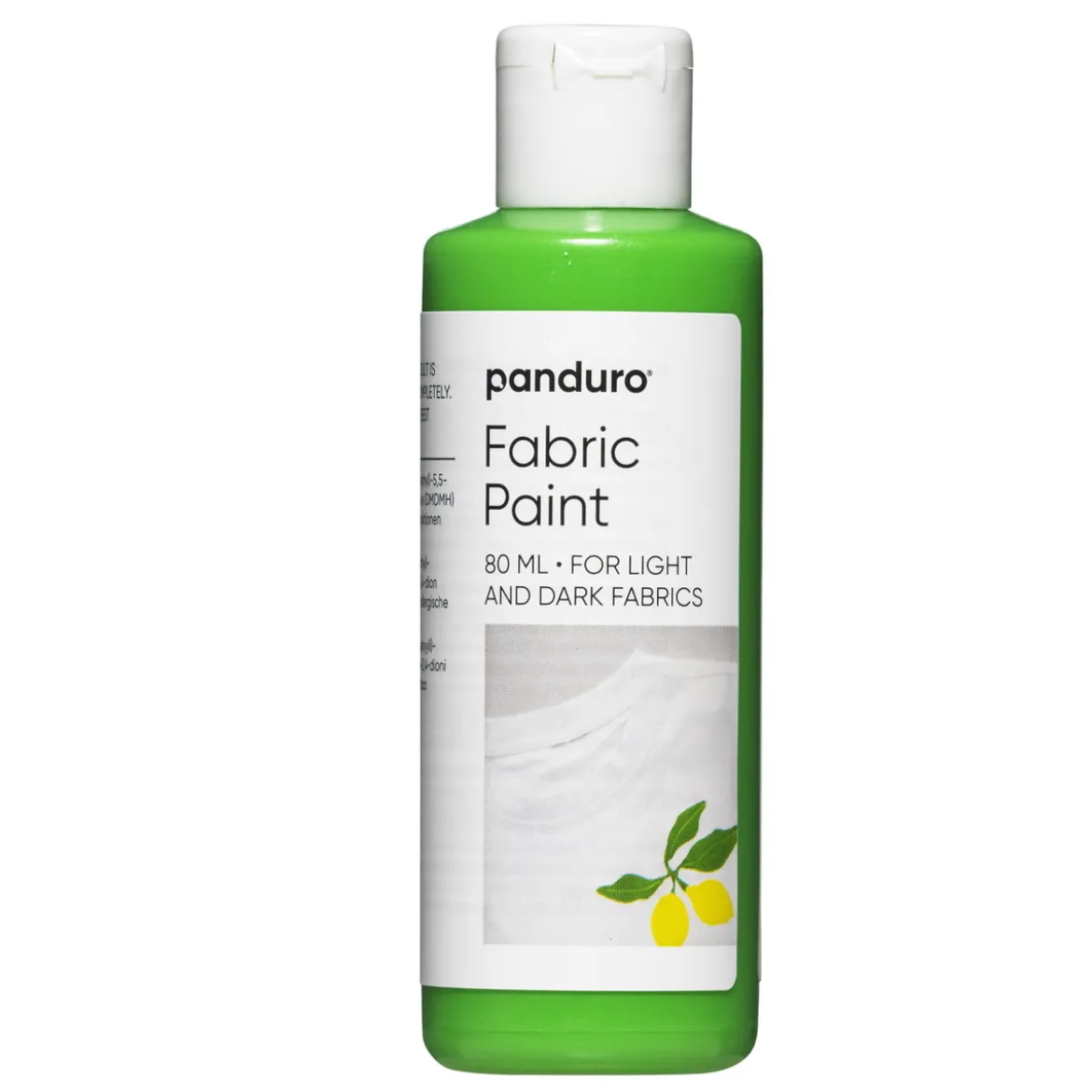 Fabric paint 80 ml – ljusgrön textilfärg för både ljust och mörkt tyg